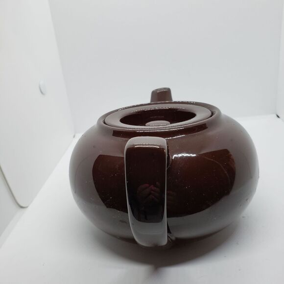 Adagio Ceramic Chocolate Bachelor Teapot Brown Betty - Picture 2 of 7